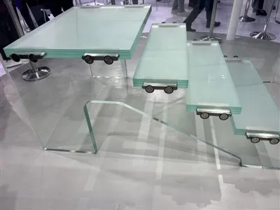 Asitle Kazınmış Lamine Cam